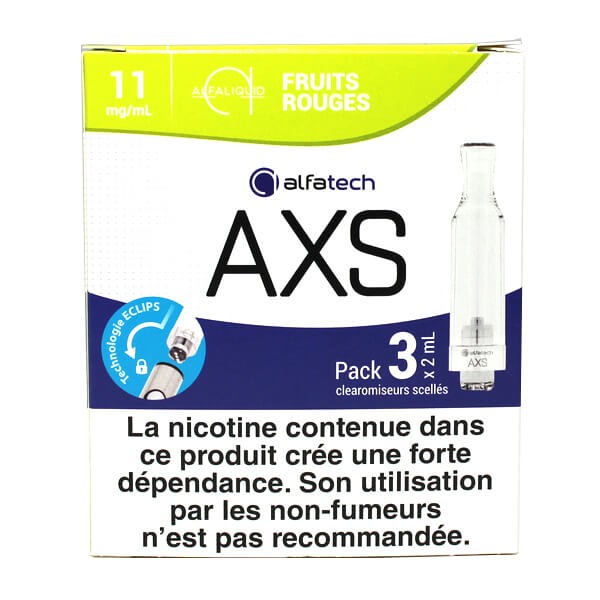 Cartouches AXS (3x2ml) - Fruits Rouges - Alfatech