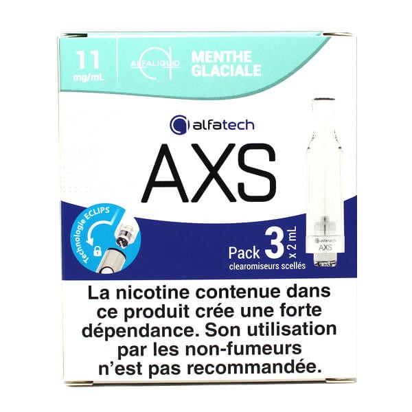 Cartouches AXS (3x2ml) - Menthe Glaciale - Alfatech