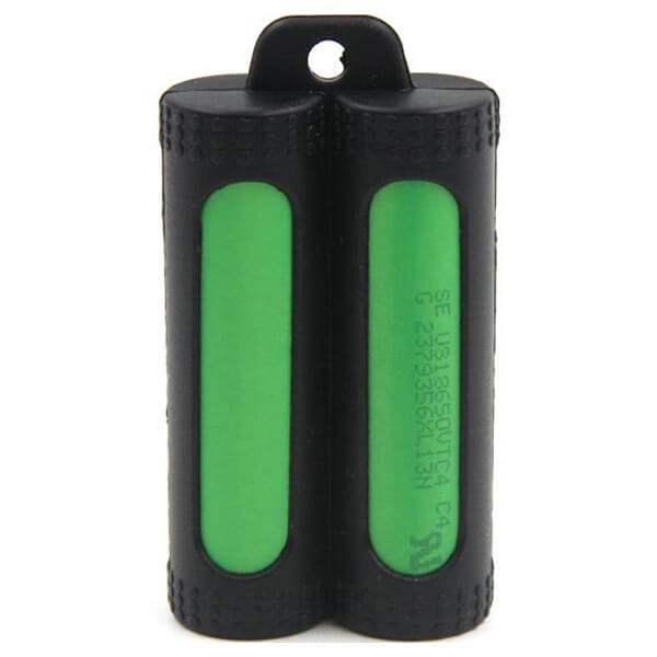 Etui silicone accu 18650 (x2)
