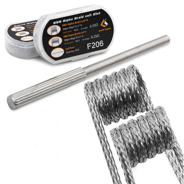 8 x Coils N80 Alpha Braid - Geek vape